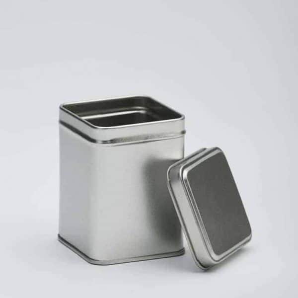 Silver Tea Caddies  - Available in 50g, 100g and 200g sizes